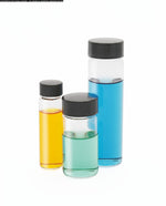 DWK Kimble 60811B-10 33 Expansion Borosilicate Clear Glass Vial with Phenolic Cap Attached, 28 x 95 mm - MDL-CSX60811B10 - 72 Each