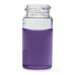 DWK Kimble 51 Expansion Borosilicate Glass Vial with Cap and PV Liner, Type 1, 25 x 95 mm, 22-400, 8 Dram - 60910-8 - 864 Each