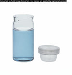 N51A Expansion Glass Tooled Shell Vial with Unattached Polyethylene Cap, 5 Dram, Kimble 51 PE - 60975L-5 - 216 Each
