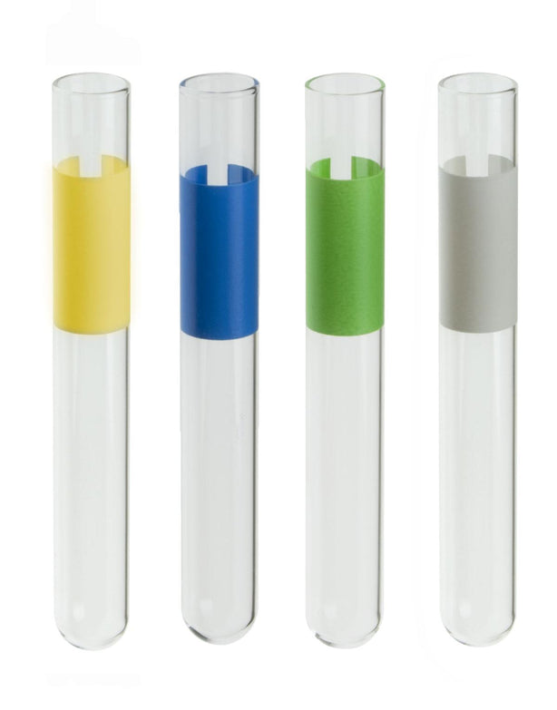 DWK Kimble Color Coded 60A10BZ6 Color-Coded Blood Typing Tube, 10 x 75 mm, Borosilicate, White - MDL-CSX60A10BZ6 - 1000 Each
