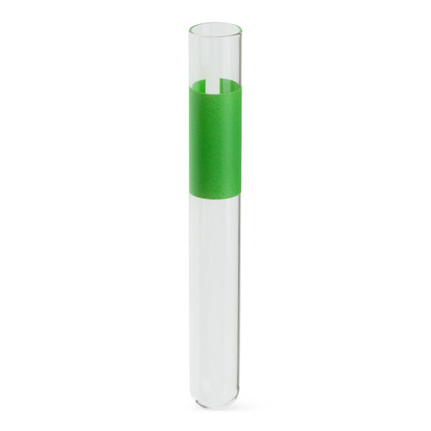 Borosilicate Glass Tubes with Branded Labels 3/4" from Open End, 10 x 75 mm, White, Kimble - 60A10BZXW - 1000 Each