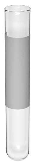 Dwk Life Sciences Kimble Soda Lime Glass with 3/4 Vertical Labels Tube Culture Mark-M 12X75 White Flint - CSX60BM12MW