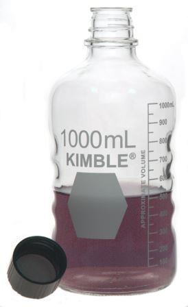 Dwk Life Sciences Kimble PTFE Media Bottle 61111T-1000 - 12.0 Each - MDL-CSX61111T1000