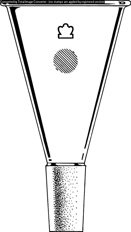 Dwk Life Sciences Kimble Powder Addition Funnel with Standard Taper Joint, Size 22 - CSX6290000022