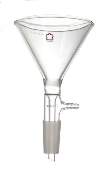 Dwk Life Sciences Kimble Powder Additional Funnel with Vacuum Hose, 24/40 Joint - 629700-0018 - 1 Each