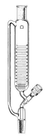 Dwk Life Sciences Kimble Addition Funnel with Threaded Valves, 50 mL, 14/20 Joint - CSX6341000050