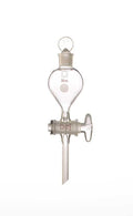 Dwk Life Sciences Kimble with Kontes Squibb Separatory Funnel without Stopper, Glass Stopcock, 60mL - 636010-0060 - 1 Each