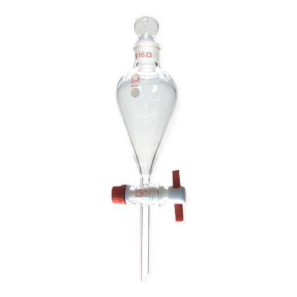 Dwk Life Sciences Kimble KONTES Squibb Separatory Funnel without Stopper, PTFE Stopcock, 4000mL - CSX6360314000