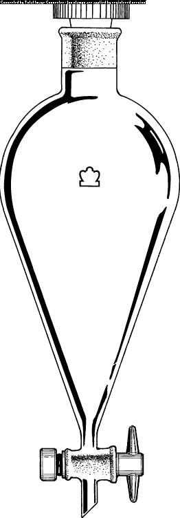 Dwk Life Sciences Kimble Short Stem Separatory Funnel Without Plug / Stopper, 1000 - CSX6360411000