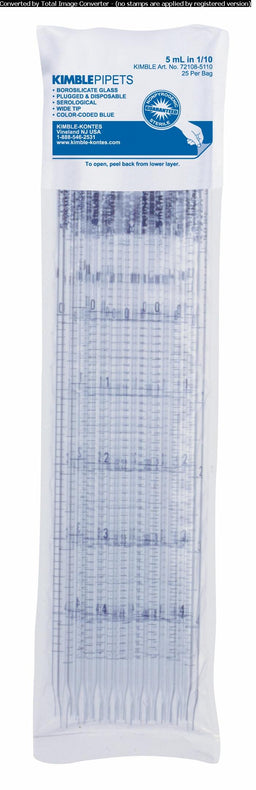 Dwk Life Sciences Kimble Sterile Wide Tip Disposable Serological Pipet - CSX7210810110