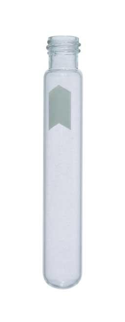 DWK Kimble Screw Threaded 73750-13100 Type I Borosilicate Glass Disposable Nonsterile Culture Tube, 8 mL Overflow Capacity, No Cap, 13-415 GPI Finish, 13 mm x 100 mm - MDL-CSX7375013100 - 1000 Each