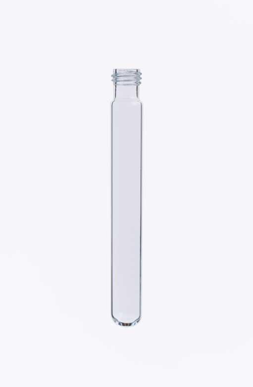 DWK Kimble Screw Disposable Screw-Thread Culture Tubes, Round Bottom, 18-415 Threads, 30 mL Overflow Capacity, 150 mm L - 73770-20150 - 500 Each