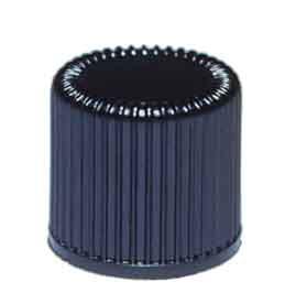 Dwk Life Sciences Kimble Chas Black Phenolic Cap With Cemented-In Rubber Liner, 15-415mm Thread Finish - CSX7380015415
