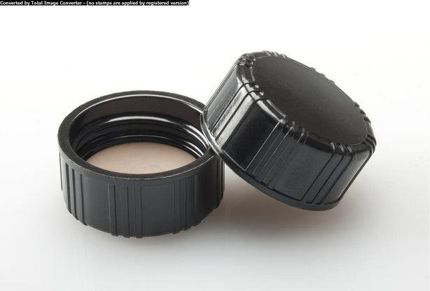 Kimble Tube PTFE Faced Phenolic Screw Cap with PTFE-Faced Rubber Liner, 18-400mm Thread Finish - 73802-18400 - 144 Each