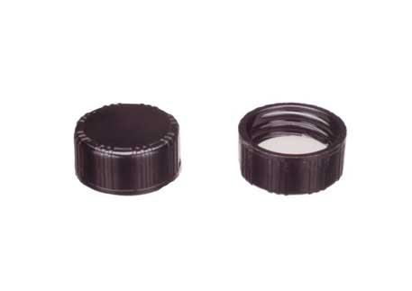 Dwk Life Sciences Kimble PE PTFE Closed Top Polypropylene Screw Thread Caps with Welded PTFE-Faced Silicone Liner - CSX7380838430