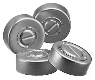 DWK Kimble Aluminum Caps Closures 73820D-13 Alum Seal T / Out 13MM Grn - MDL-CSX73820D13 - 1000 Each