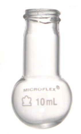 Dwk Life Sciences Kimble Long Neck Threaded Round Bottom Boiling Flask, 25 mL, 20-400 - 747520-2520 - 1 Each