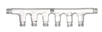 Kimble Threaded 6-Place Vacuum Manifold - 747650-0006 - 1 Each - MDL-CSX7476500006