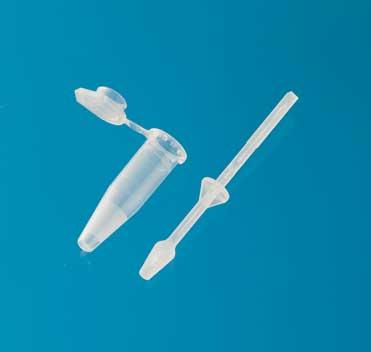 DWK Microtubes PELLET PESTLE Polypropylene Microcentrifuge, 1.5 mL, Natural Color - 749625-0020 - 50 Each