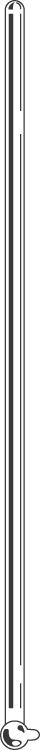 DWK Kimble Hi-Vac Stirrer Shaft, 445 mm - 786520-0261 - 1 Each