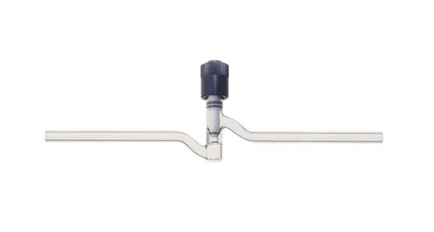 DWK Kimble Right-Angle 826300-0020 HI-VAC PTFE Plug Valves with Tip O-Ring, 0-20 mm Bore Range - MDL-CSX8263000020 - 1 Each