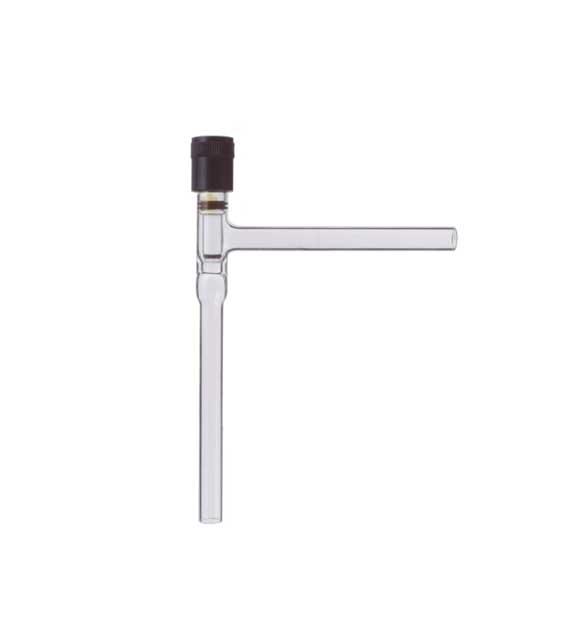 DWK Kimble 826510-0004 HI-VAC Right-Angle PTFE Plug Valves with Tip O-Ring, 0-4 mm Bore Range - MDL-CSX8265100004 - 1 Each