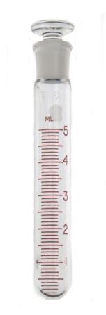 Dwk Life Sciences Kimble Graduated Test Tubes with Flat Head Stoppers - CSX8985000010