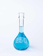 DWK Kimble Hvy Dty Class A Heavy Duty Wide Mouth Volumetric Flask without Stopper, Clear, 25 mL - 92812N-25 - 6 Each