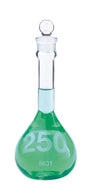 Dwk Life Sciences Kimax w/Glass Heavy-Duty W Inner Dia. Mouth Class A Volumetric Flask with Glass Stopper, Calibrated, Serialized and Certified, 5 mL - 92820G-5 - 6 Each