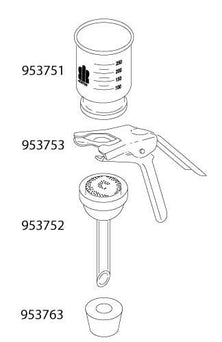 Dwk Life Sciences DWK Kimble Glass Funnel 953751-0000 - 1.0 Each