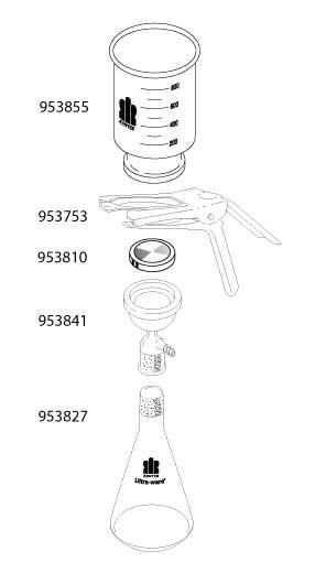 Dwk Life Sciences Kimble Glass Base for Microfiltration Assembly - CSX9538410090