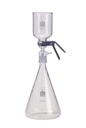Dwk Life Sciences Kimble Assembly SS Glass Microfiltration Apparatus with Stainless Steel Support, 300mL, Funnel Capacity, 1000mL Flask Capacity, 47mm Filter Size - CSX9538551047