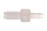 Thread Adapter to Hose Barb, Ctfe, 1/4-28 1/8 Inner Dia., Kimble - 953918-0018 - 1 Each