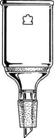 DWK Kimble Buchner Funnel, 40-60 µm, 150 mL, 24/40 - 954001-0000 - 1 Each