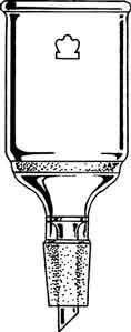 DWK Kimble Buchner Funnel, 40-60 µm, 150 mL, 24/40 - 954001-0000 - 1 Each