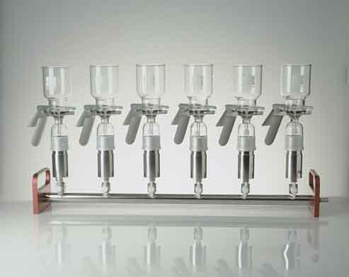 DWK Disk 971000-6047 SPE Glassware Set and Manifold, 6-Place, 47 mm - MDL-CSX9710006047 - 1 Each