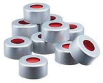 DWK Kimble Caps / Closures N73823-20 Aluminum Seal, Red PTFE-Faced Silicone Septa, 20 mm - MDL-CSXN7382320 - 144 Each