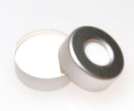 DWK Kimble Caps / Closures N73824T-20 Aluminum Seal, Natural PTFE-Faced Silicone Septa, 20 or 20A mm - MDL-CSXN73824T20 - 100 Each