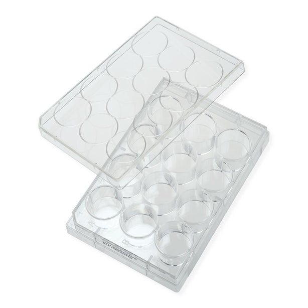 Celltreat Scientific Tissue Culture Plate With Lid, Sterile, Treated, 12-Well - 229112 - 100 Each