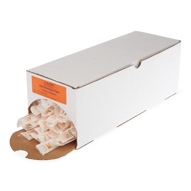 Celltreat Scientific Standard Serological Pipette, Sterile, Individually Wrapped, Carton, 25 mL - 229225 - 200 Each