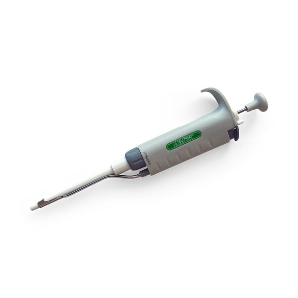 Celltreat Scientific Single-Channel Adjustable Volume Pipette, 30 to 300 uL - 230306 - 1 Each