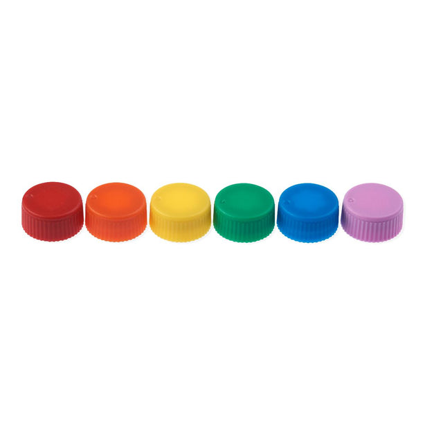 Celltreat Scientific Screw-Top Microtube Caps, Nonsterile, Opaque, Assorted - 230841A - 1000 Each