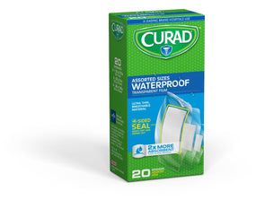 CURAD Clear Waterproof Adhesive Bandages - CUR5108 - 24 box - MDL-CUR5108