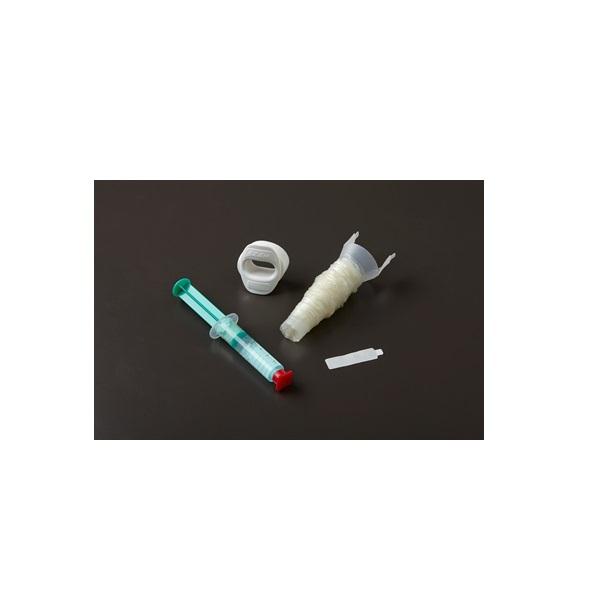 Civco Medical Adult Kits CIV-Flex Transesophageal (TEE) Probe Cover, Nonsterile, 1.8" tapered to 1" x 48" CIV-Flex Cover on Applicator, Gel-Filled Syringe and Bite Block - 610-840 - 12 Each