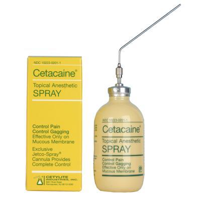 Cetylite Industries Cetacaine Topical Anesthetic Spray, Banana, 20 g Bottle - 0220 - 1 Each