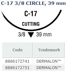 Medtronic Usa Dermalon Sutures 88861727-41 - 36.0 Each