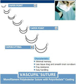 Vascufil-Coated Monofilament Sutures - 88864794-01V - 36 Each - MDL-D-G479401V