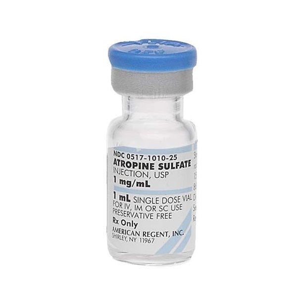American Regent Inc Atropine Sulfate Injection 00517-1001-25 - 25.0 Each