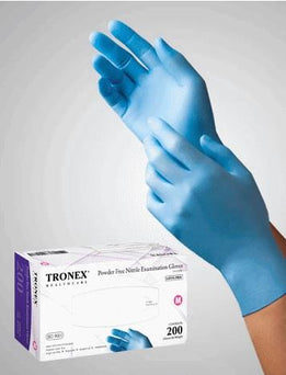 Tronex Company Nitrile Powder-Free Textured-Fingertip Exam Gloves - T-X925210