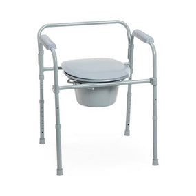 Drive Devilbiss Healthcare, Inc. Folding Steel Commode RTL11158KDR - 1.0 Each